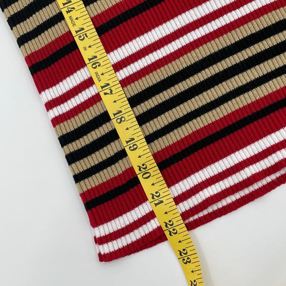 Fiorlini International Women's Sleeveless Sweater, Stripes, Sz. M Preppy - Picture 5 of 7
